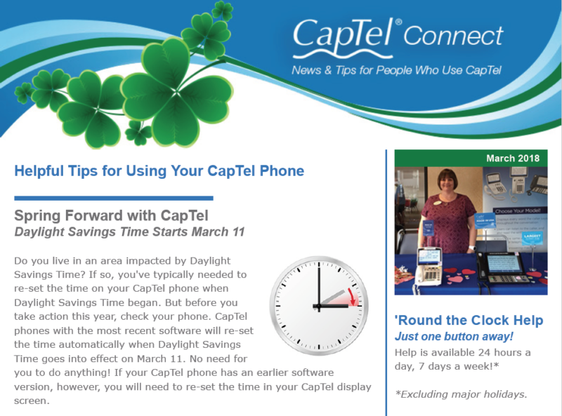 captel connect newsletter helpful tips for using your captel phone