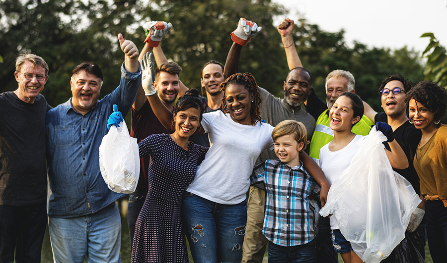 There are ways to volunteer with family that fit every type of interest and activity level!