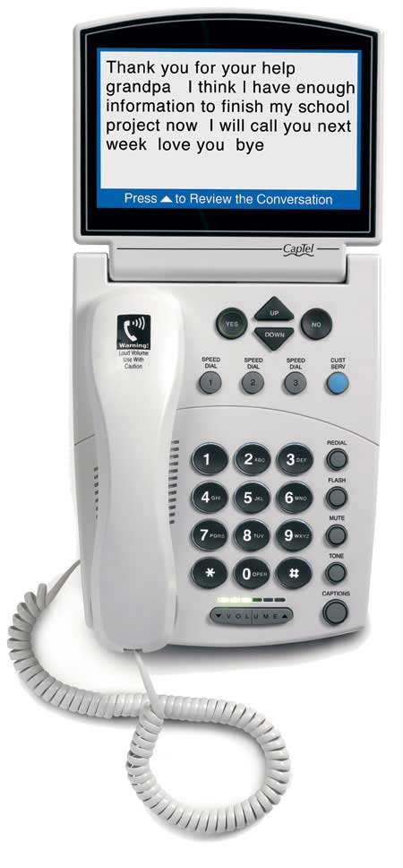 CapTel Captioned Telephones Features