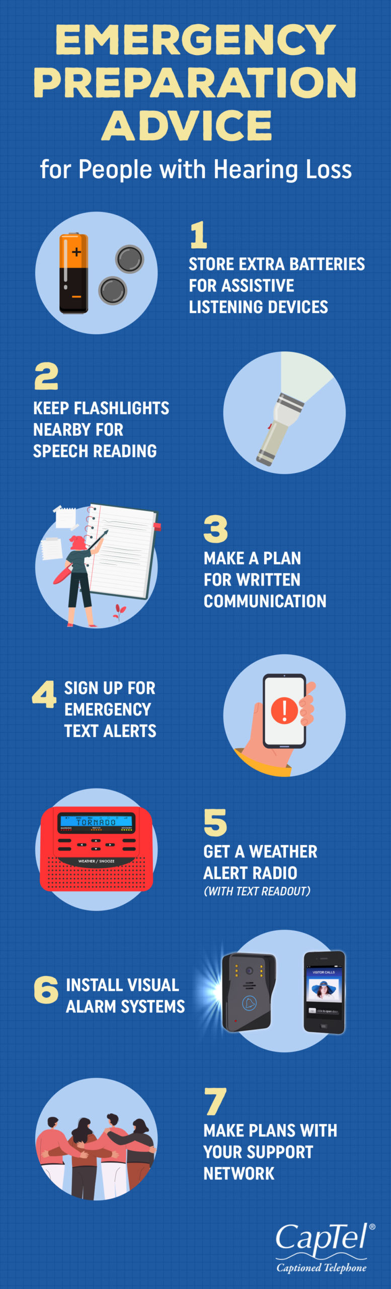 This emergency preparation advice for people with hearing loss can come in handy in the event of a natural disaster like a wildfire or storm.