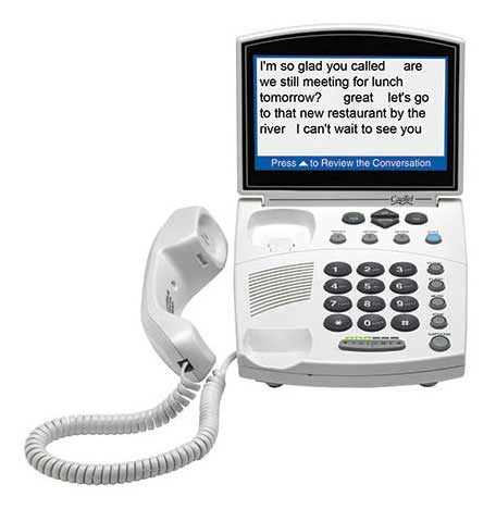 Designed for people who are comfortable with a traditional-style telephone, the CapTel 840i features a large easy-to-read display with built-in answering machine.