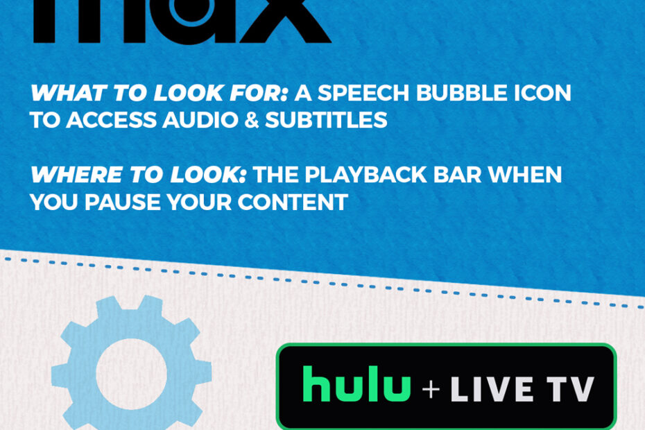 This guide will show you how to use closed captions on services like Max and Paramount Plus.