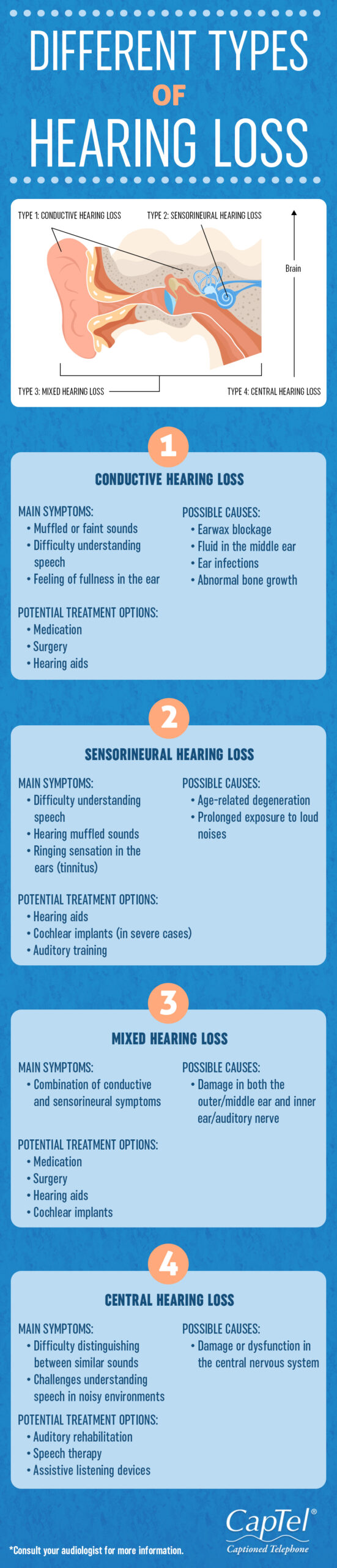 Understanding Different Types of Hearing Loss [Infographic]