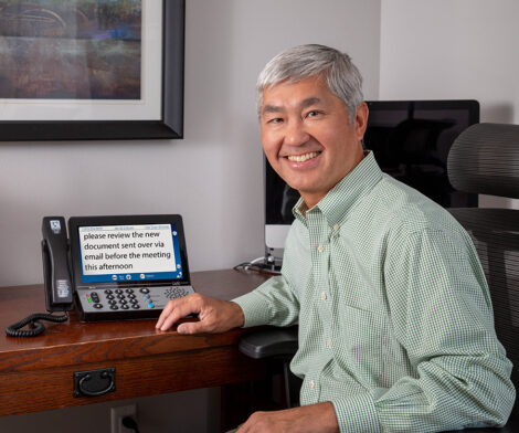 One of the benefits of using a CapTel telephone is that it allows you to communicate confidently, without missing a word due to hearing loss.