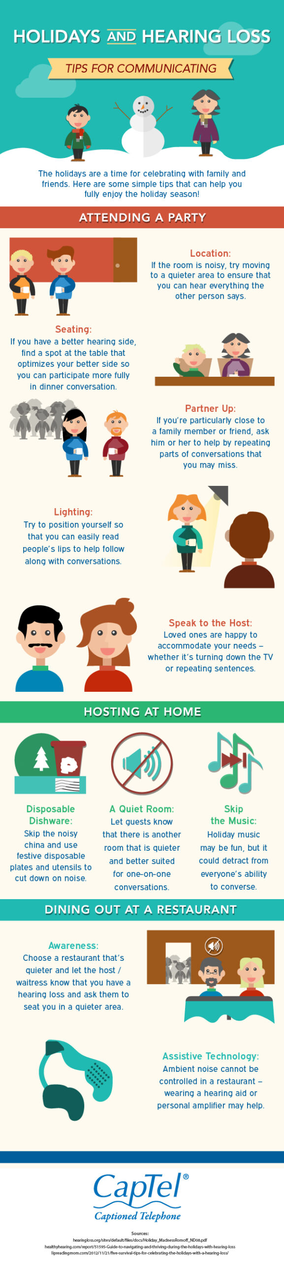 Tips for effectively communicating during the holidays.