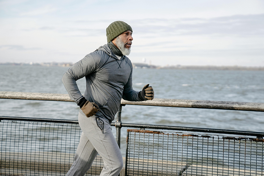 These tips to stay safe during cold weather workouts include dressing in layers and making a route or plan you share with others.